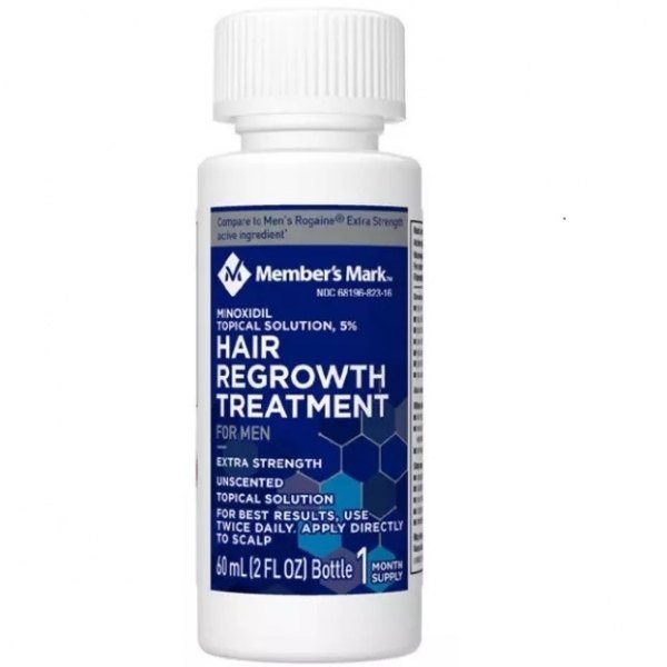 生髮水,落健,落建-Member's Mark 5% minoxidil 補充1罐(買6組送滴管)(2026/12到期)